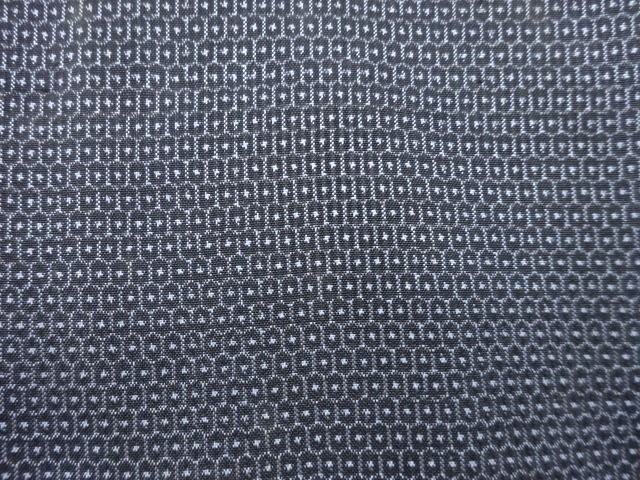 アンティーク　本場泥大島紬100亀甲男物着物アンサンブル